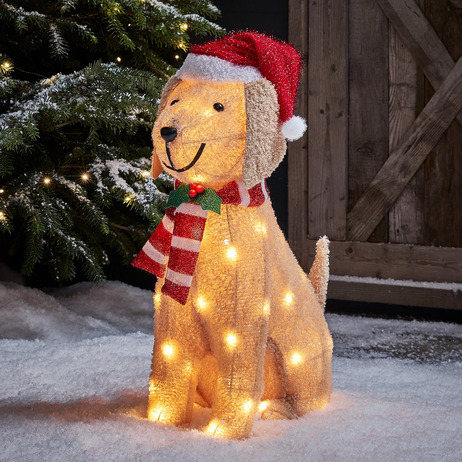 Golden Retriever Outdoor Christmas Decorations: A Festive Guide