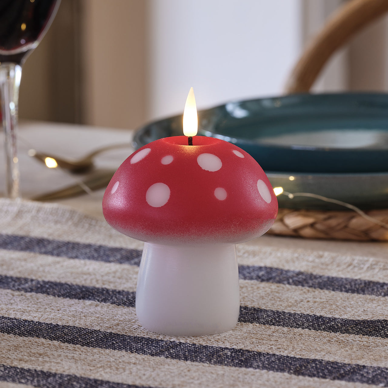 Bougie LED TruGlow® en Forme de Champignon