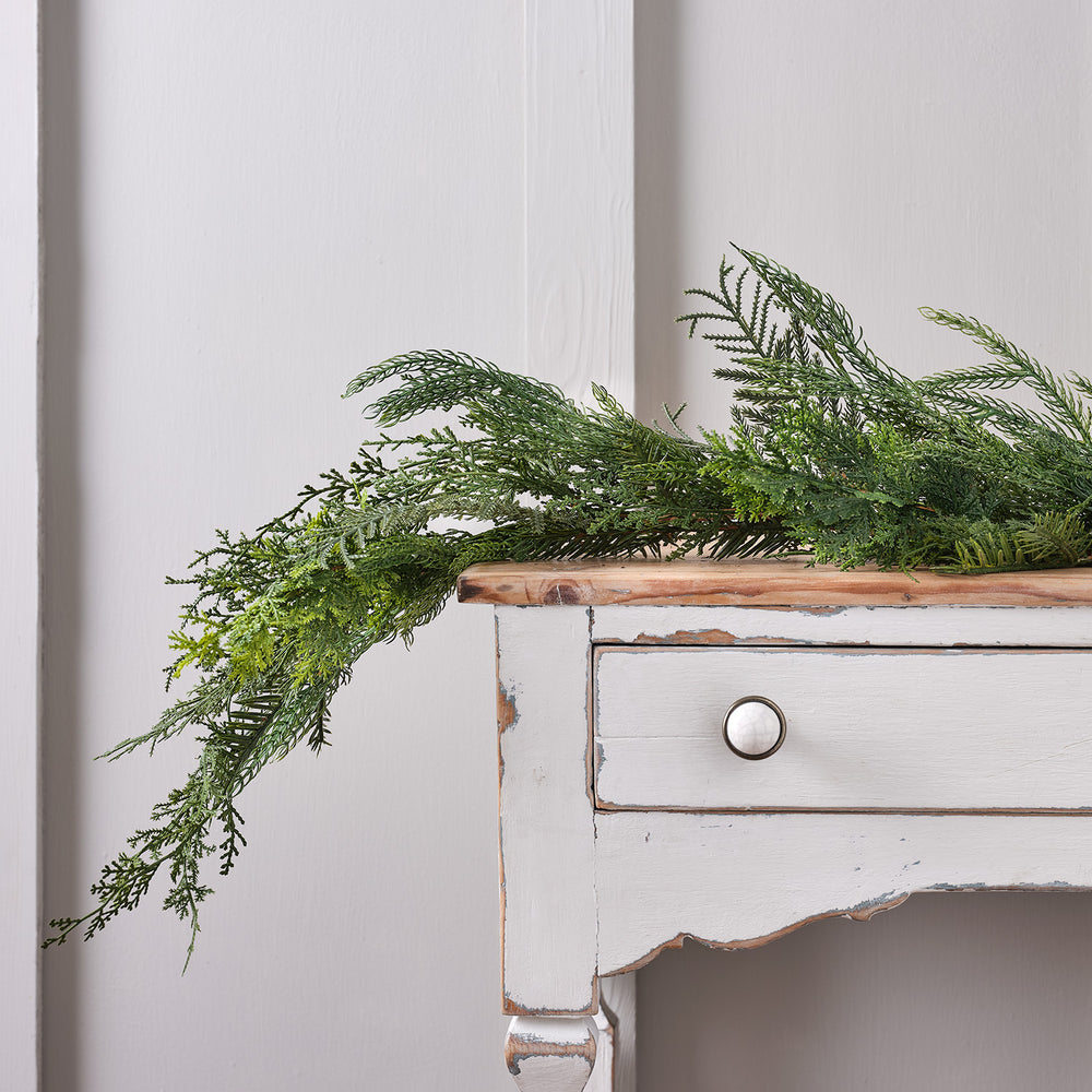 Guirlande de Noël de 1,8 m au Feuillage Luxuriant