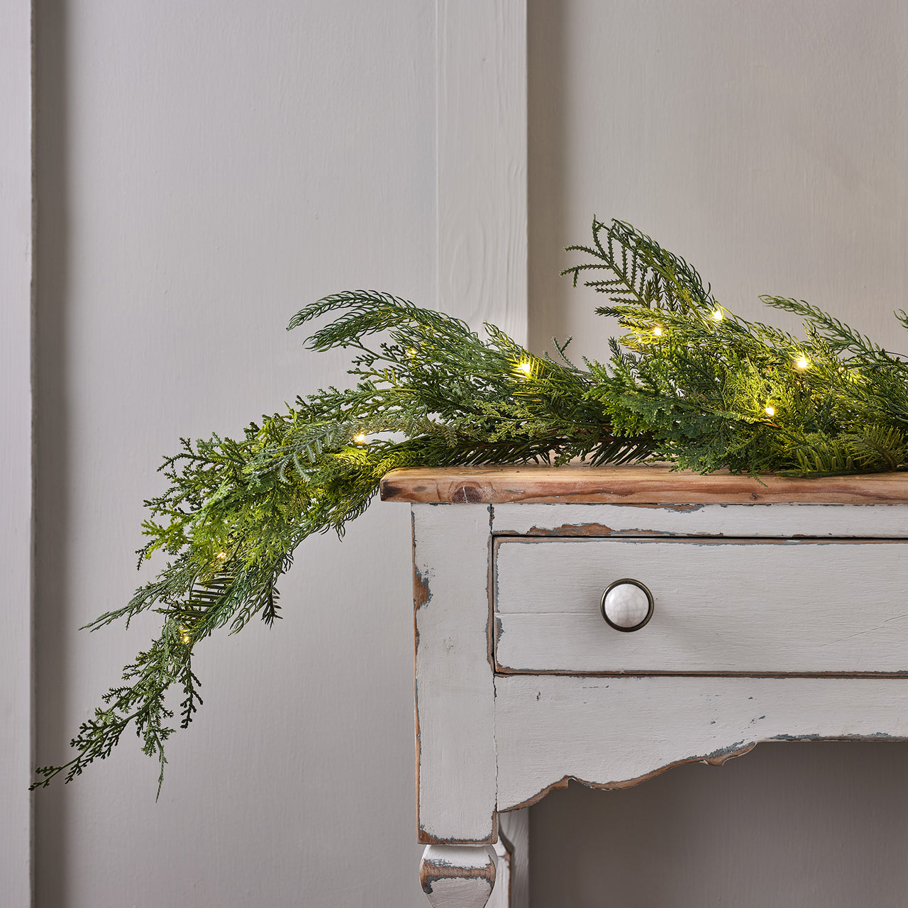 Guirlande de Noël de 1,8 m au Feuillage Luxuriant