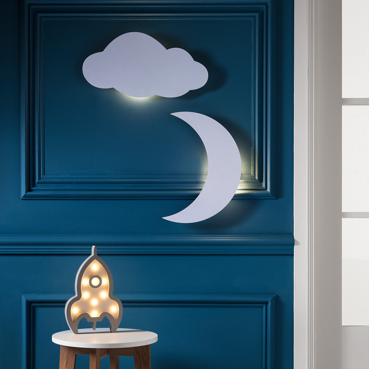 Applique Murale Silhouette Nuage