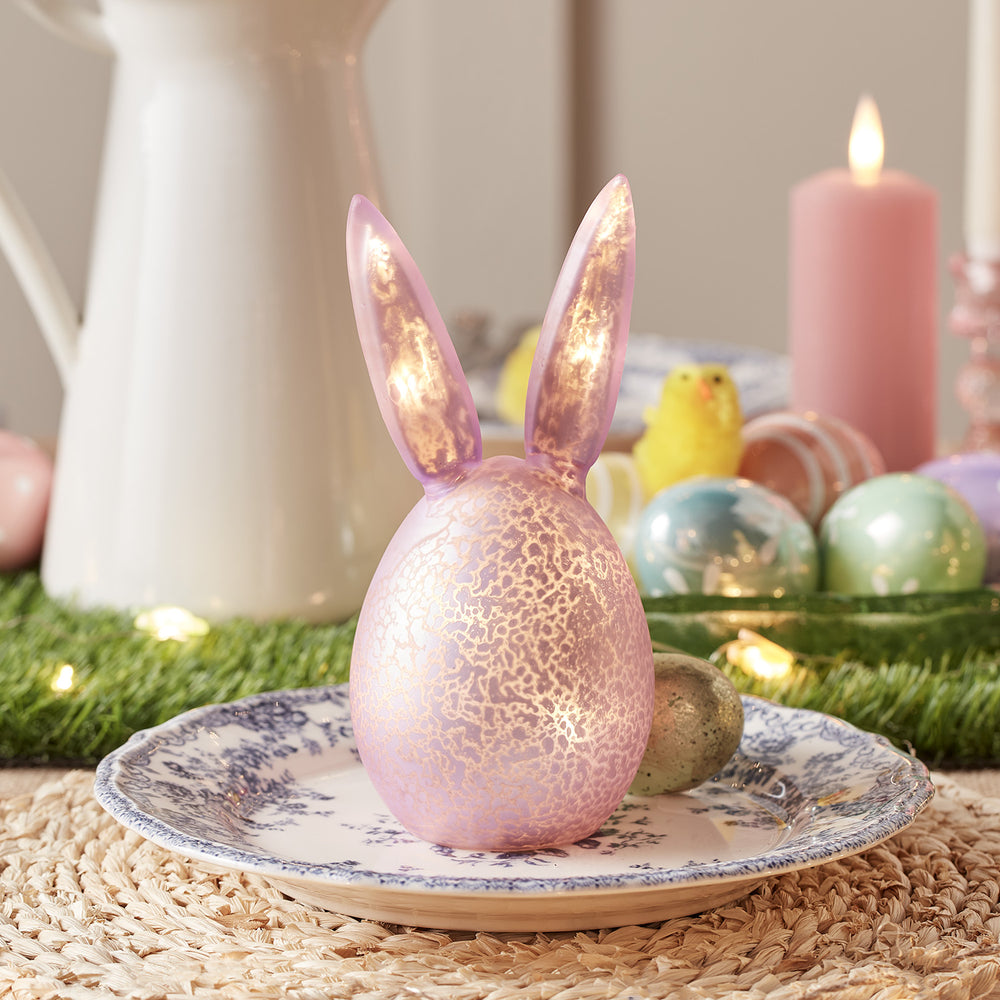 Guirlande lumineuse de pâques à 20LED, 2M, en forme d'œuf, lapin, poussin,  féerique, ornements pour chambre d'enfant, décorations de fête - AliExpress