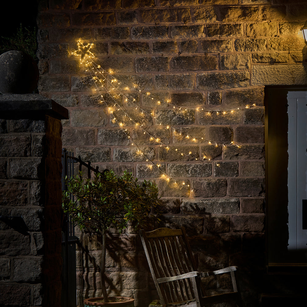 Étoile Filante Lumineuse à 125 LED