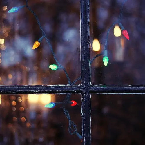 Guirlande Lumineuse Fenêtre Noël, Déco Fenêtre Lumineux, lumières