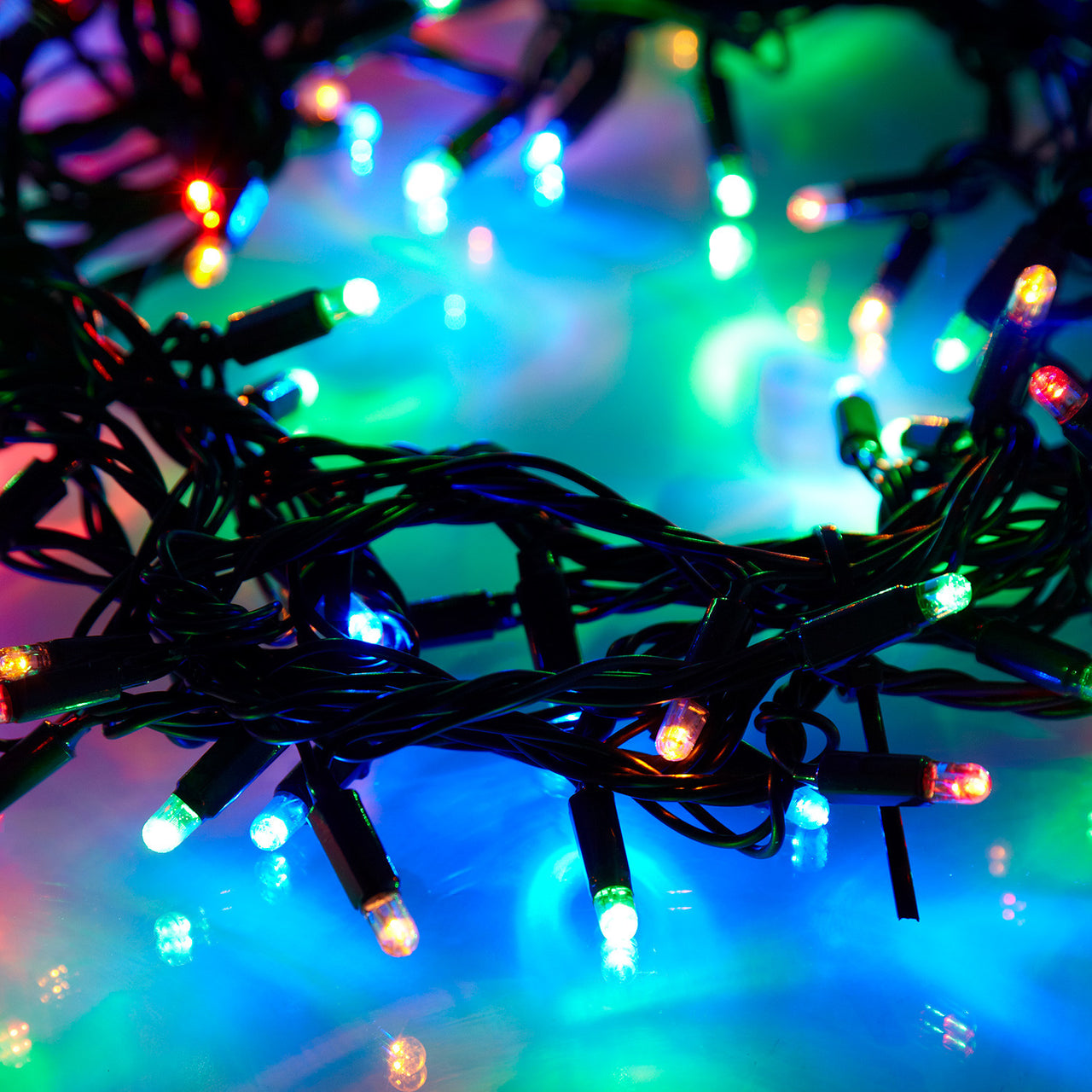 Guirlande lumineuse extérieur 100 LED multicolore 10m er pour les  professionnels - Decoration Brands